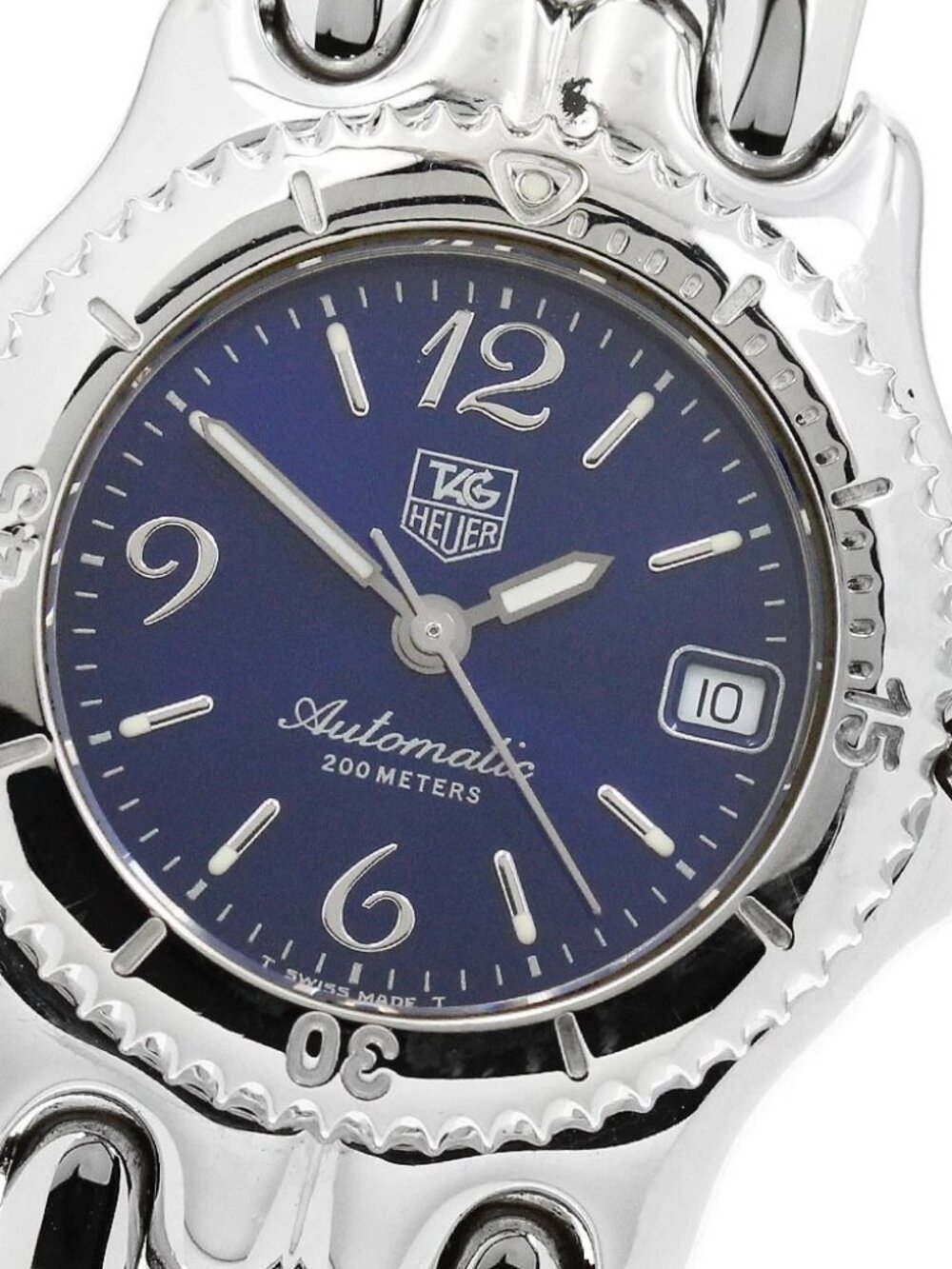 TAG HEUER S/el WG2311 Date blue Dial Automatic Ladies Watch_965758